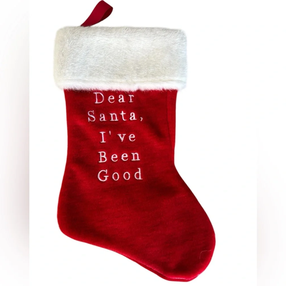 3 Holiday Christmas Stockings Bundle Dear Santa I Can Explain - Picture 2 of 7